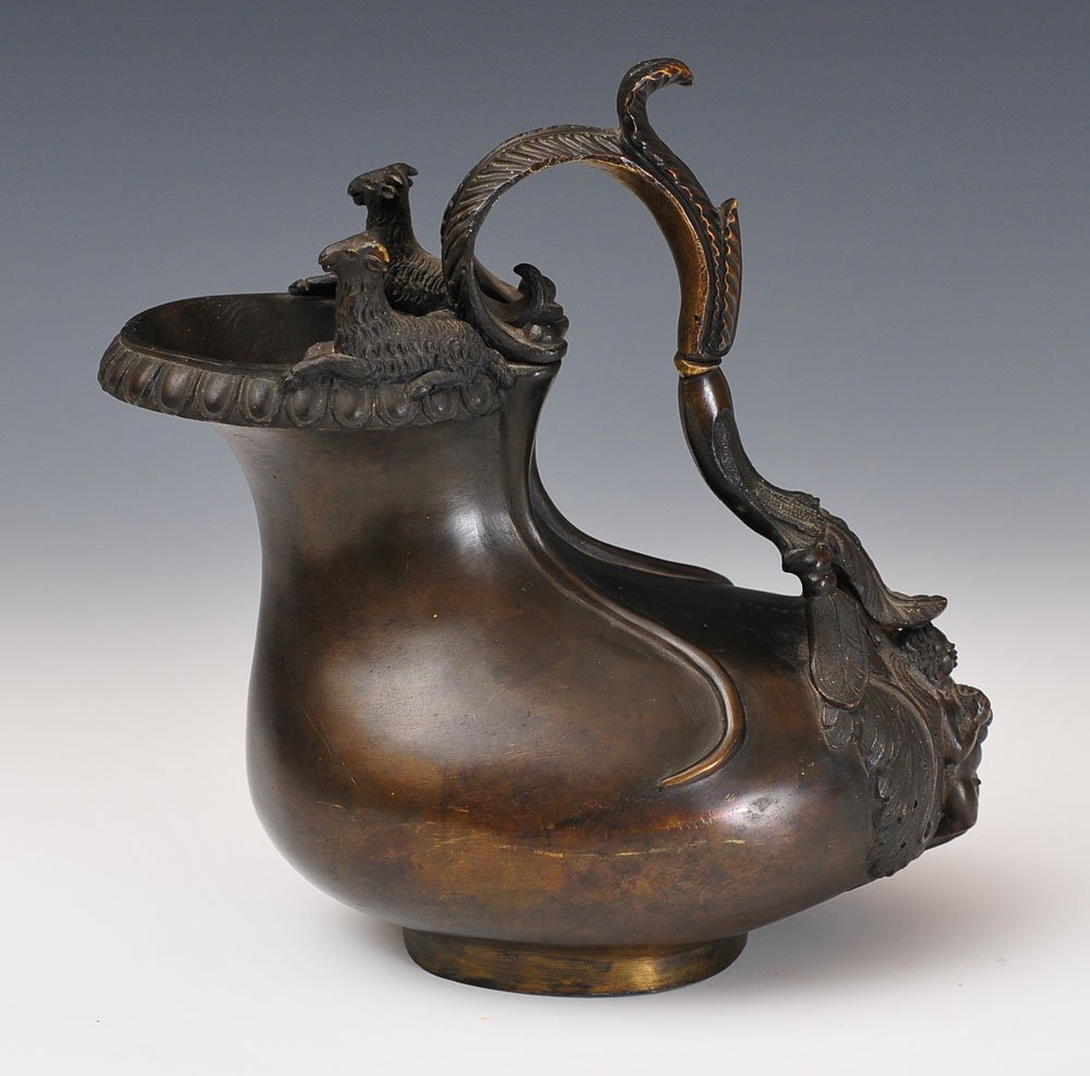 Italian Grand Tour Bronze Ewer (1 of 1)