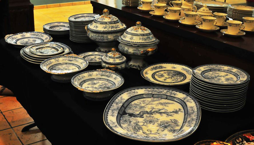 Partial Set of English Transferware China (1 of 1)