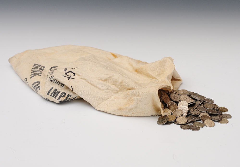 Bag of American Silver Dimes (1 of 1)