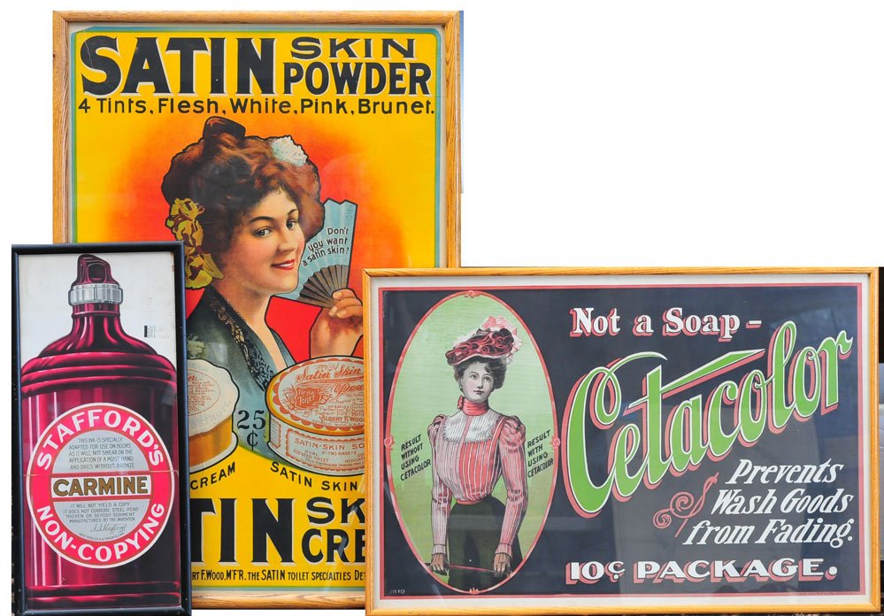 Group of Three Advertising Signs (1 of 1)