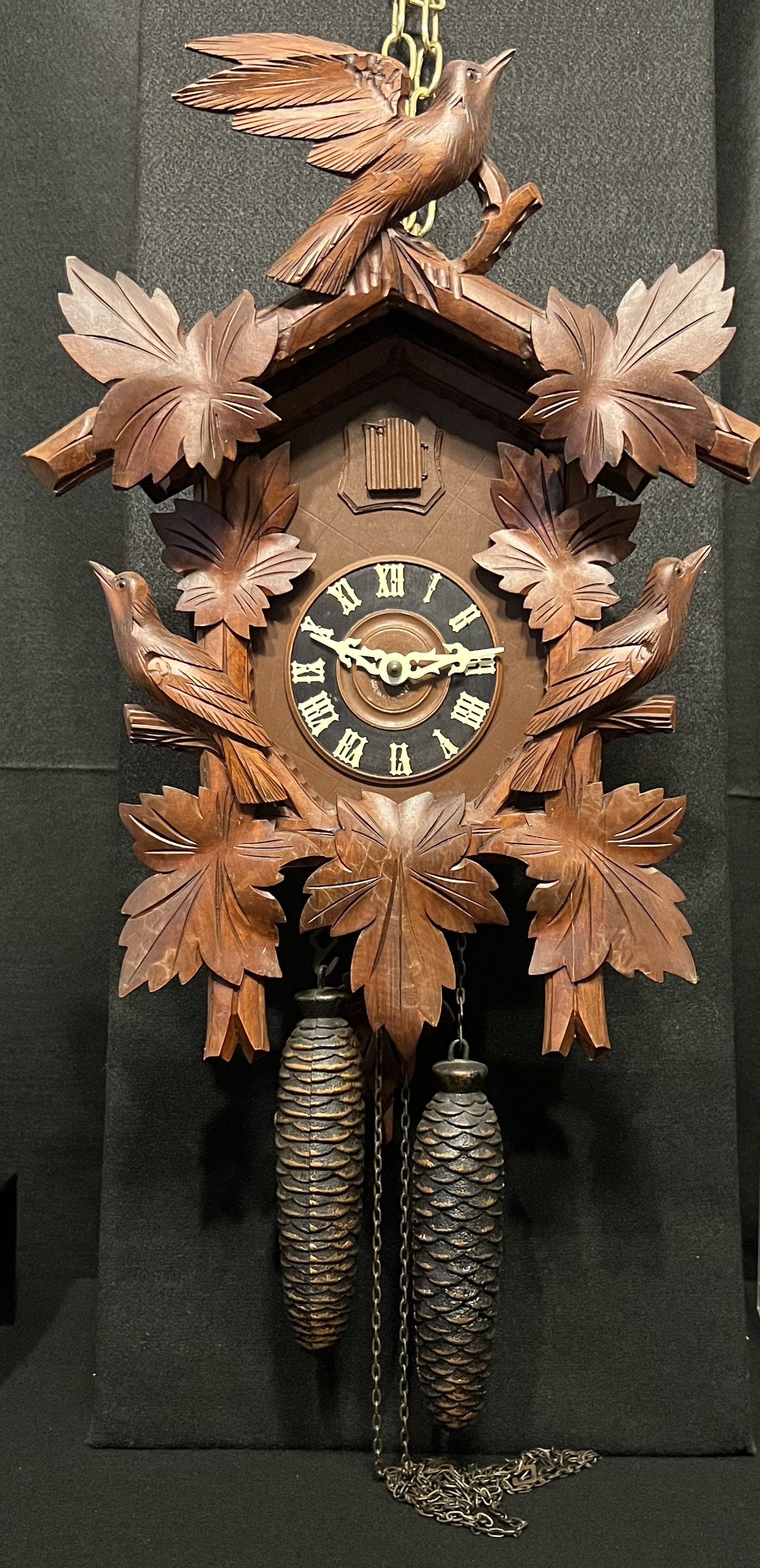Tall 19" West Germany Cuckoo Clock (1 of 6)