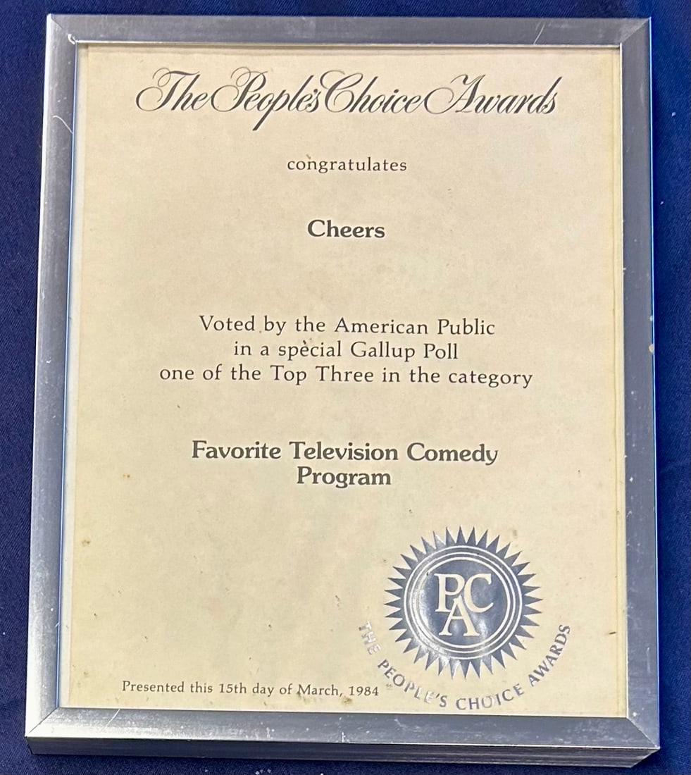 1984 People's Choice Awards Congratulates Cheers (1 of 1)