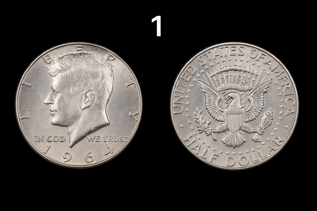 Lot of 20 – 1964 Kennedy Silver Half Dollars | 90% Silver | Estate Collection (1 of 1)