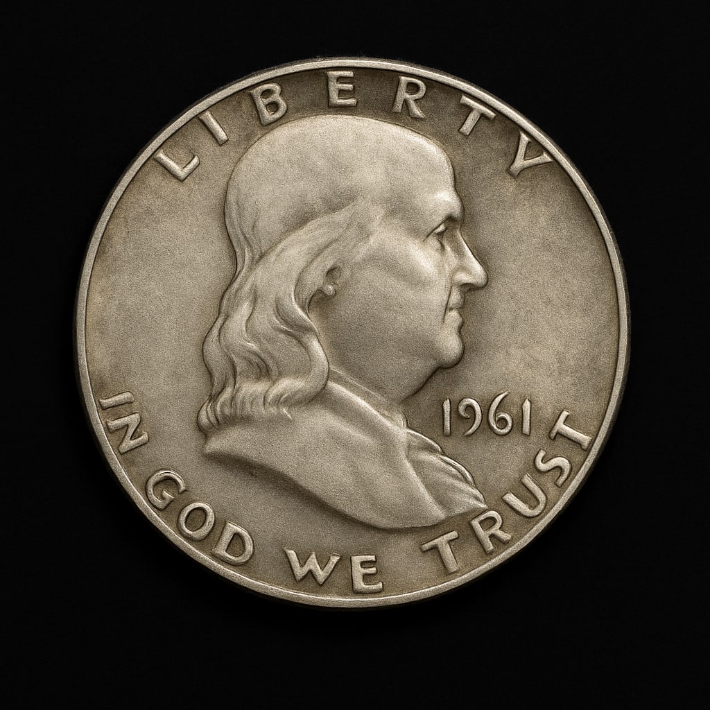 Lot of 20 Franklin Silver Half Dollars (1959–1962) – 90% Silver (1 of 3)