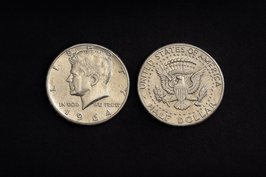 20 Kennedy Half Dollars – All 1964 – 90% Silver (1 of 1)