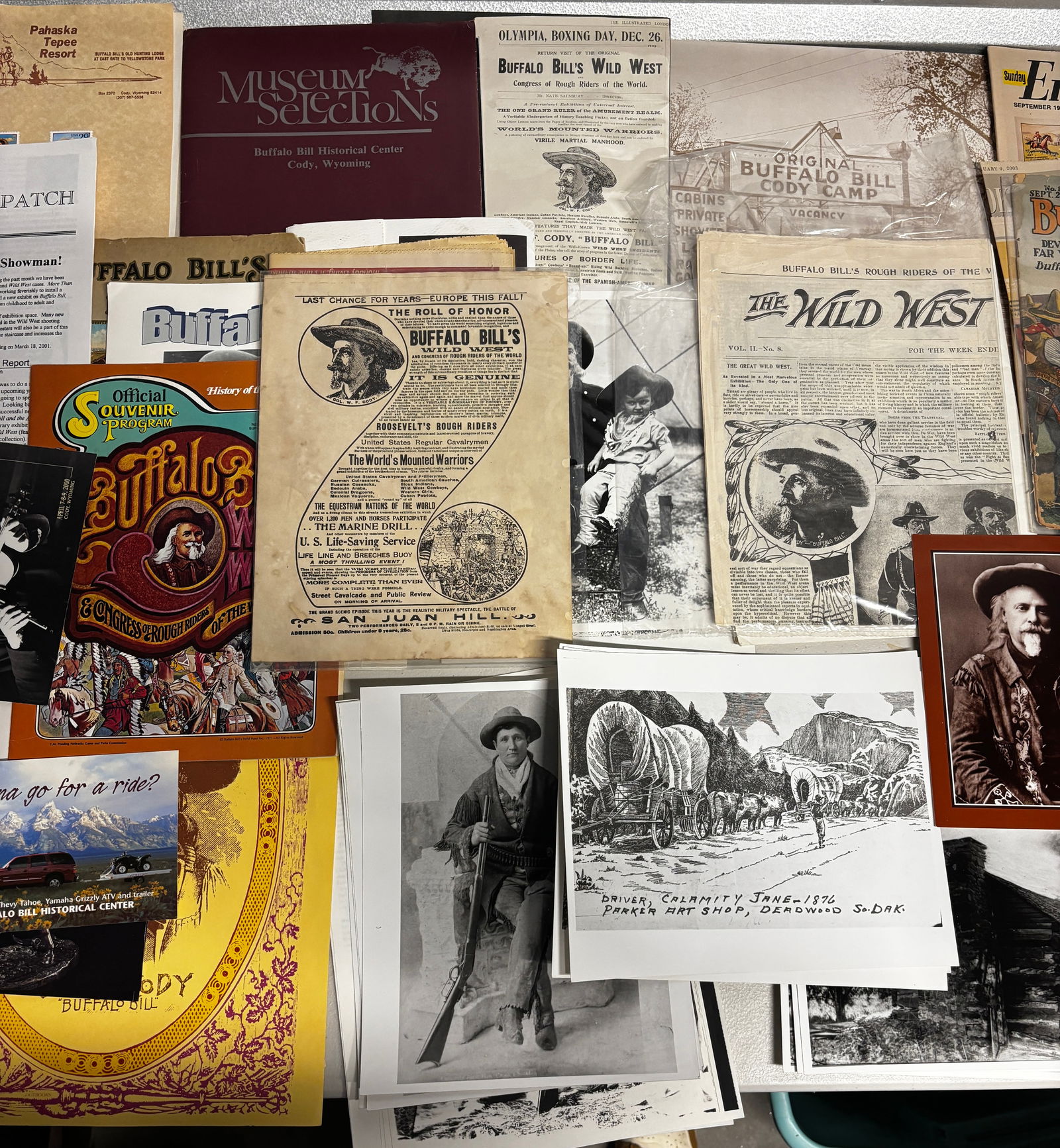 Buffalo Bill’s Wild West Ephemera & Photographs Archive – Programs, Newspapers & Broadsides (1 of 8)