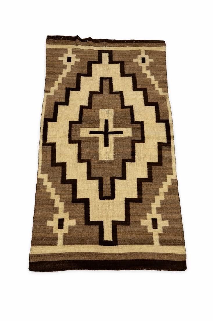 Southwestern Woven Wool Textile / Rug, (1 of 3)