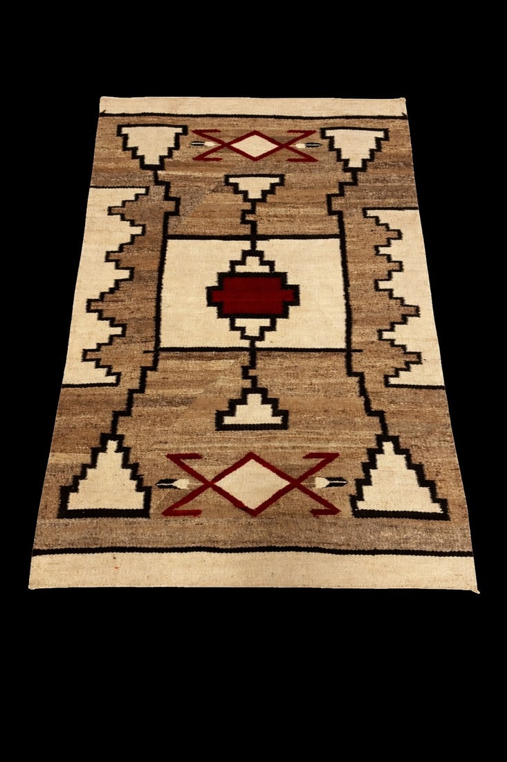 Handwoven Southwest / Navajo-Style Wool Rug (1 of 5)