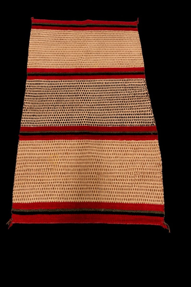 Southwest-Style Handwoven Wool Rug / Blanket, (1 of 5)