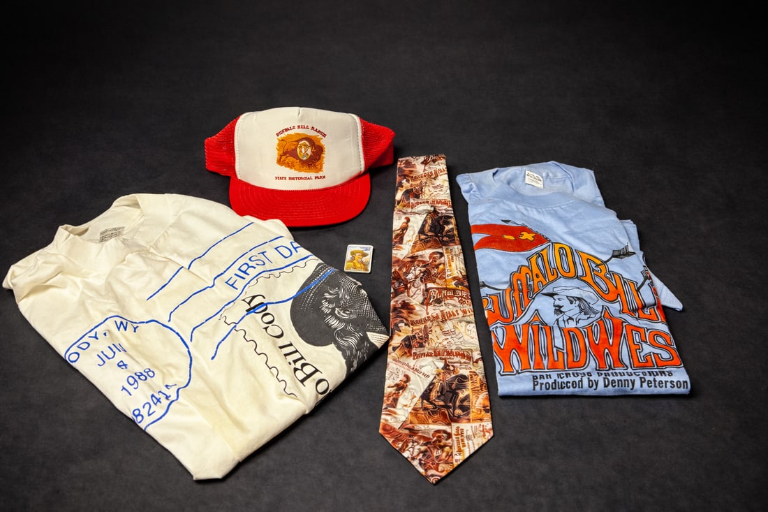 Lot: Buffalo Bill Cody & Wild West Themed Apparel & Accessories Group (6 pcs) (1 of 1)