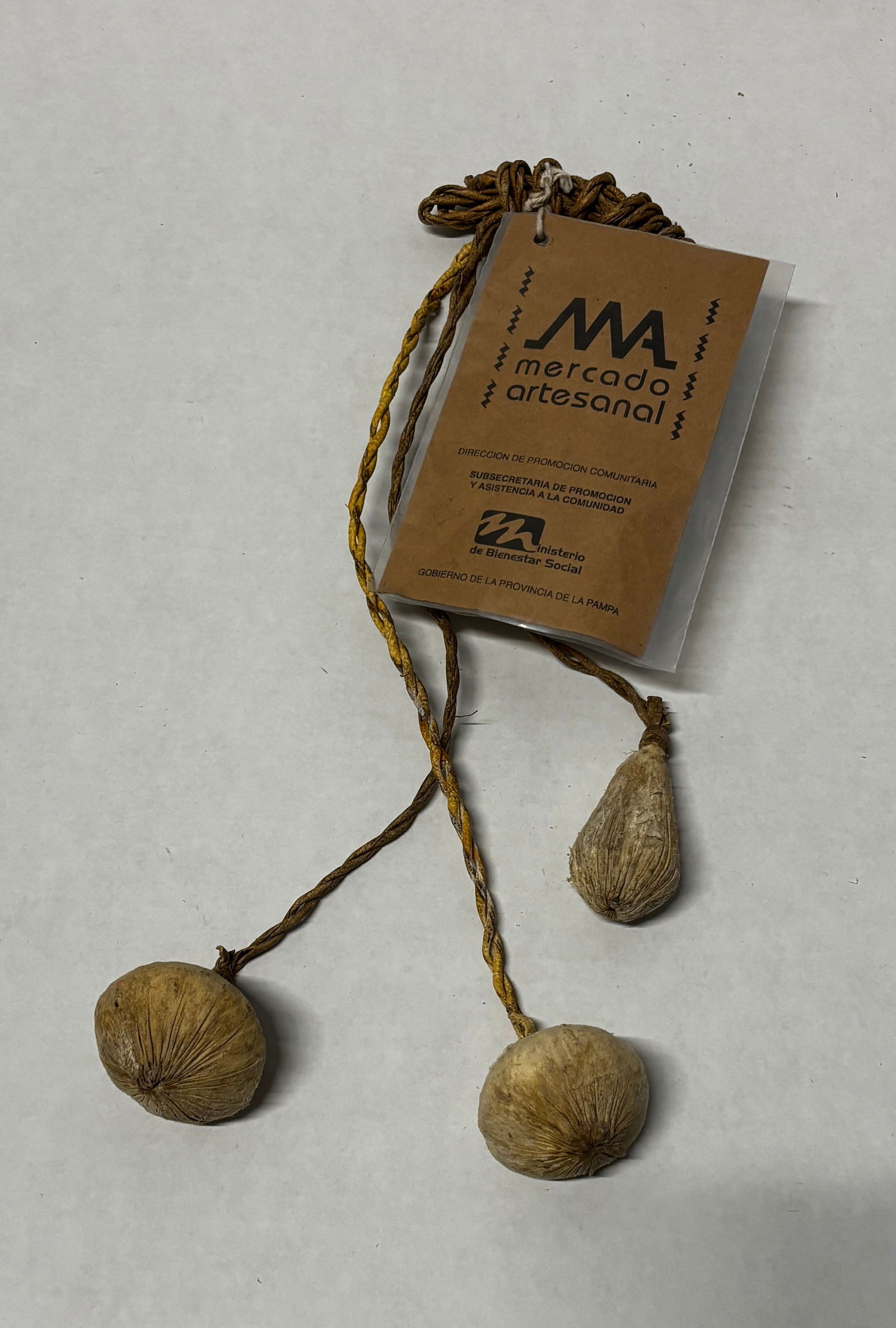 Authentic Argentine Boleadoras With Original Mercado Artesanal Certificate – Handcrafted by (1 of 3)