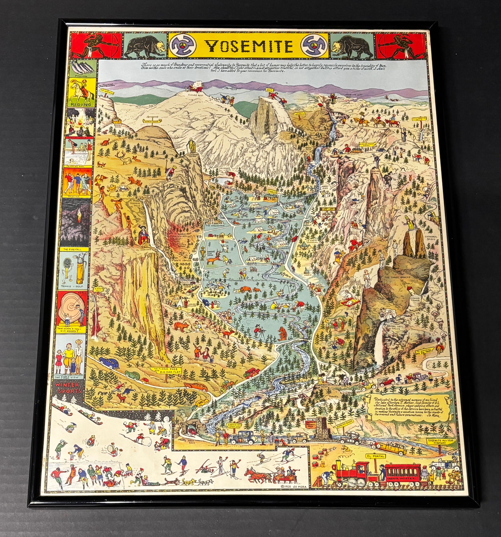 Jo Mora Reference Lot – 5 Publications + Large Fold-Out Map: Group of five Jo Mora reference publications plus a large period-style fold-out color map, including: Jo Mora – Renaissance Man of the West (Stephen Mitchell); Back to the Drawing Board with Artist