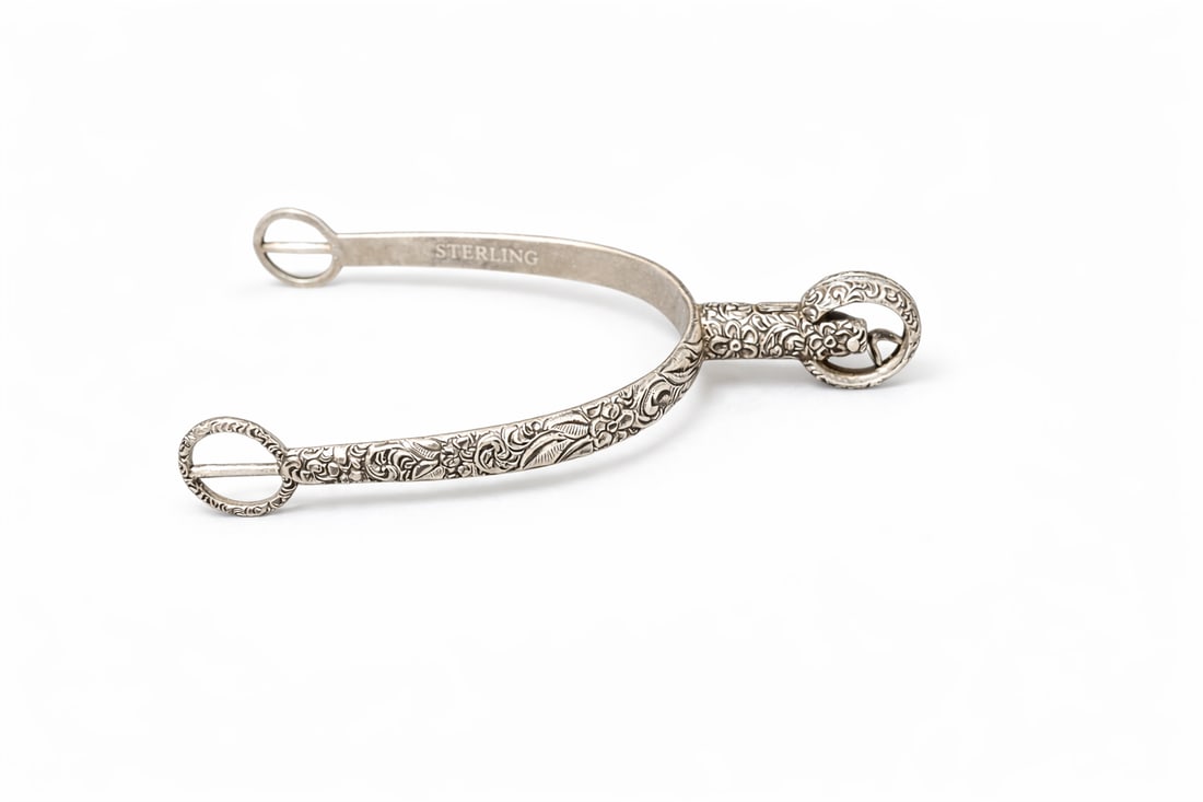 Japanese Export Sterling Silver Equestrian-Inspired Novelty Object, Tochie, Pattern B10 (1 of 3)