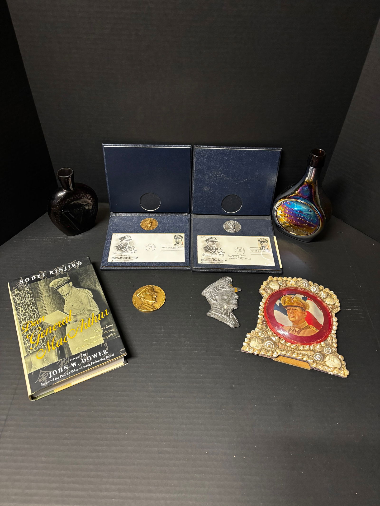 Douglas MacArthur Memorabilia Collection – Medals, Bottles, FDC Sets & More (1 of 4)