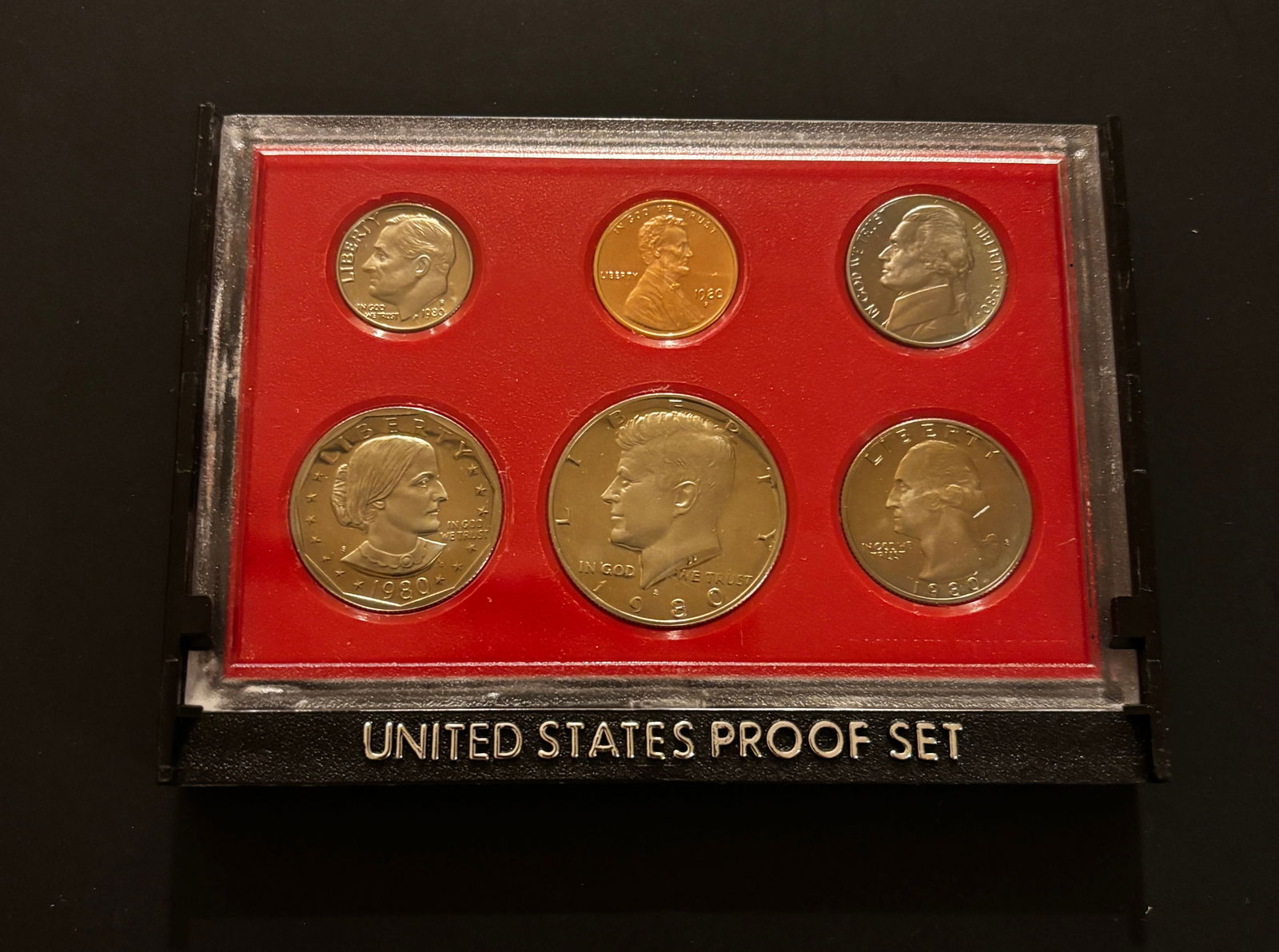 United States Proof Set, circa 1980 (1 of 3)