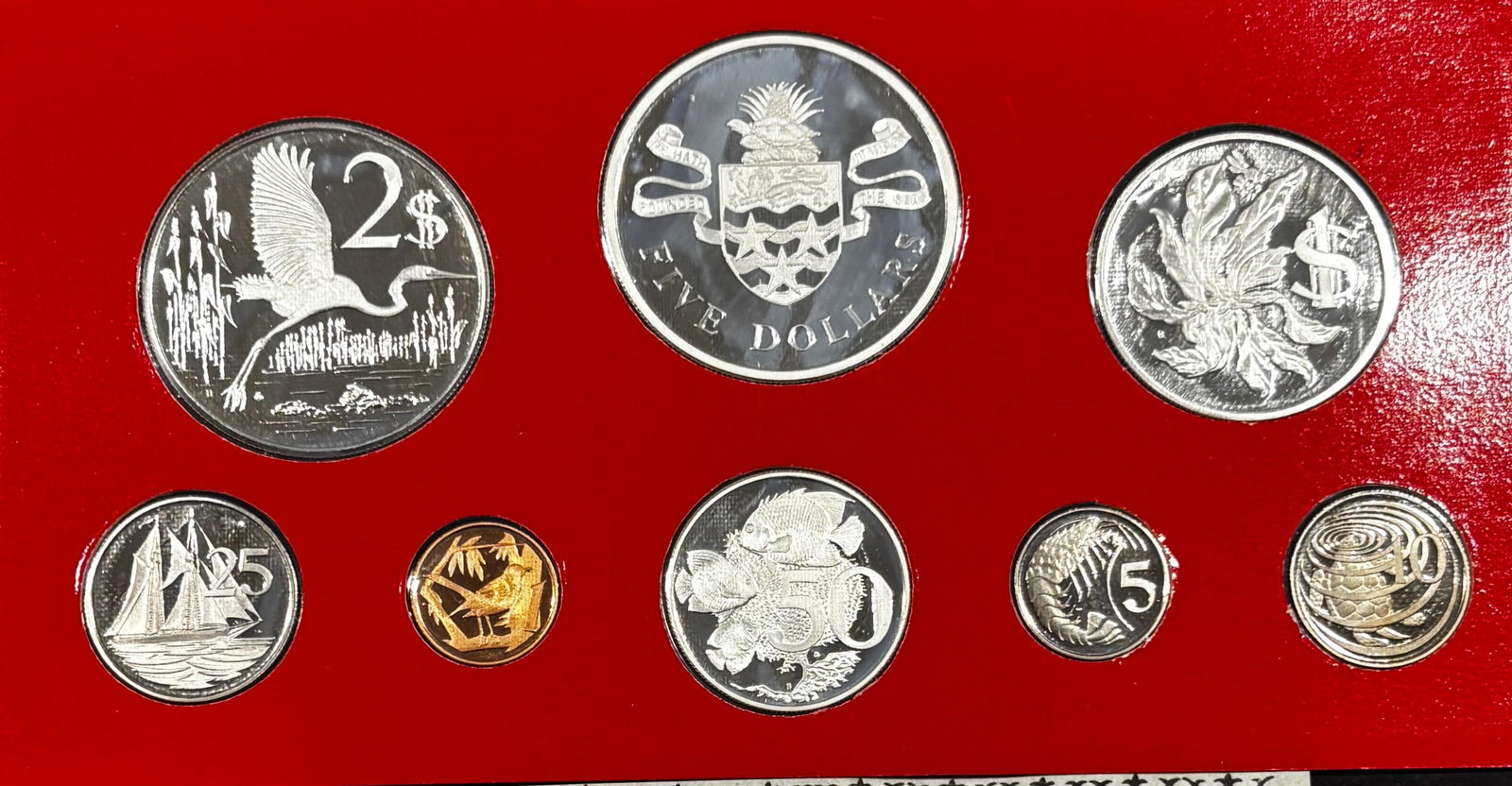 1977 Cayman Islands Proof Coin Set Royal Canadian Mint w/ COA (1 of 3)