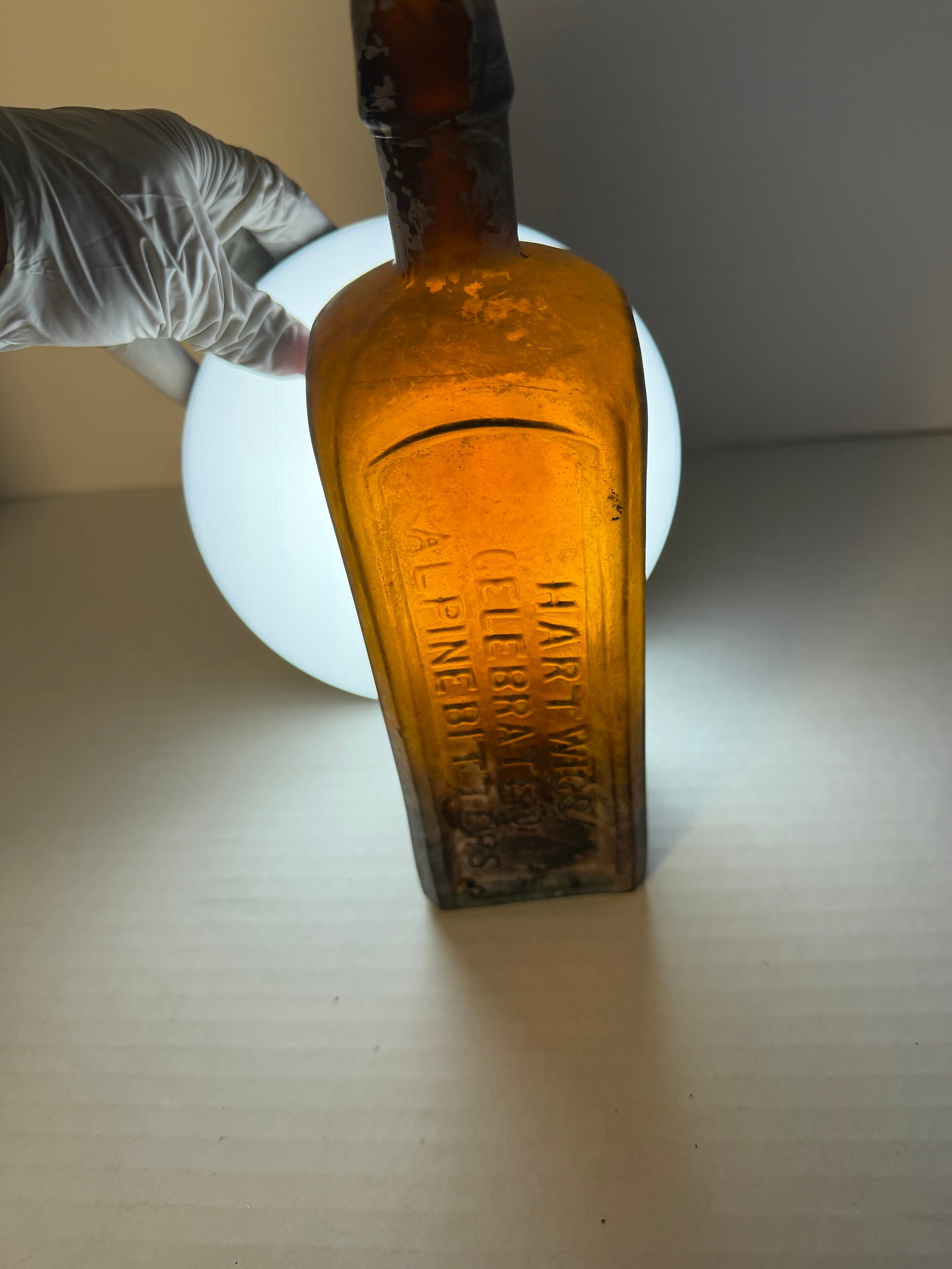Antique Bitters Bottle Lot (6) Dr. J. Hostetter’s, Hartwig’s Alpine, Red Jacket, Prickly Ash, - 9