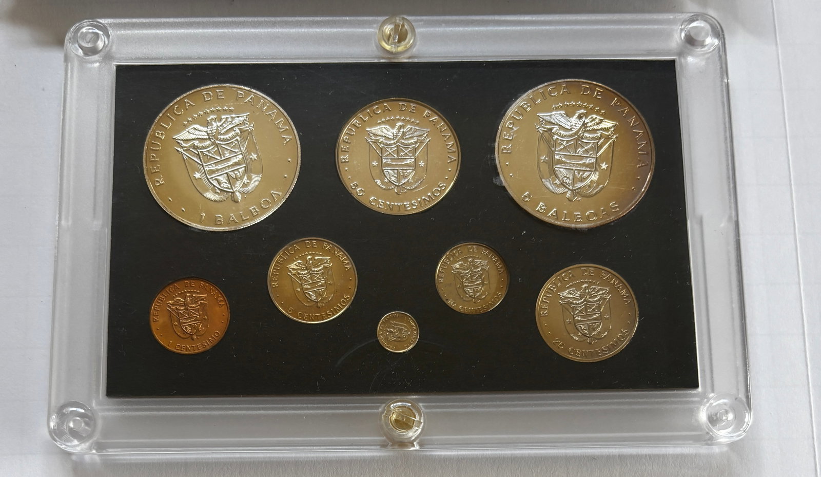 1979 Panama 8-Coin Uncirculated Set - 4