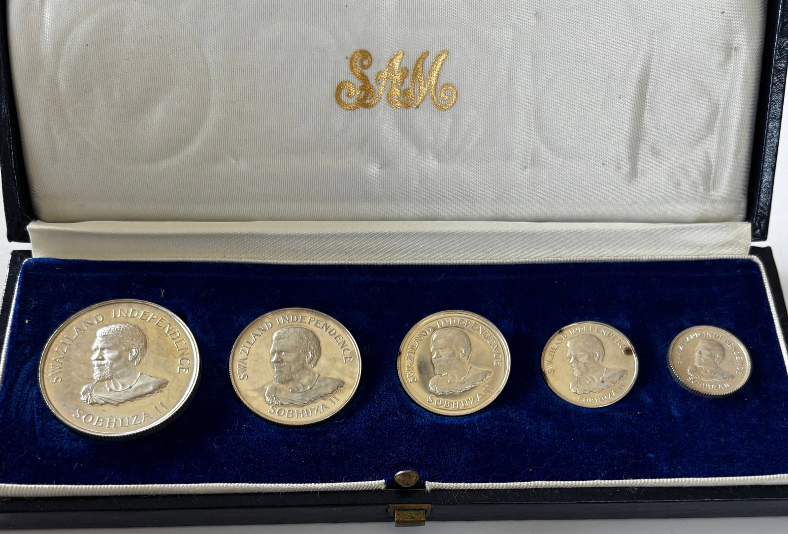 1968 Swaziland Proof Coin Set 5 Pc (1 of 3)