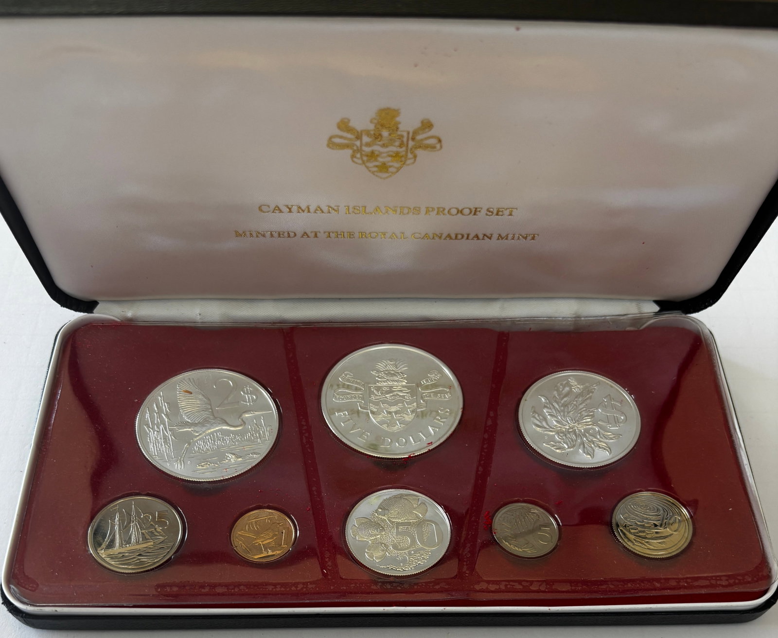 1972 Cayman Islands Proof Coin Set (1 of 4)