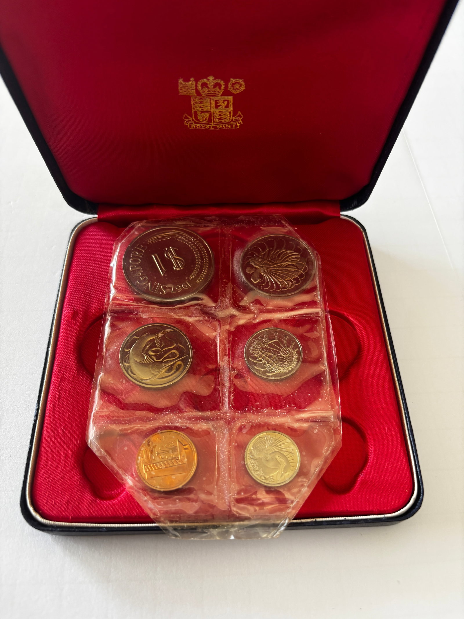 1967 Singapore Coin Proof Set (1 of 4)