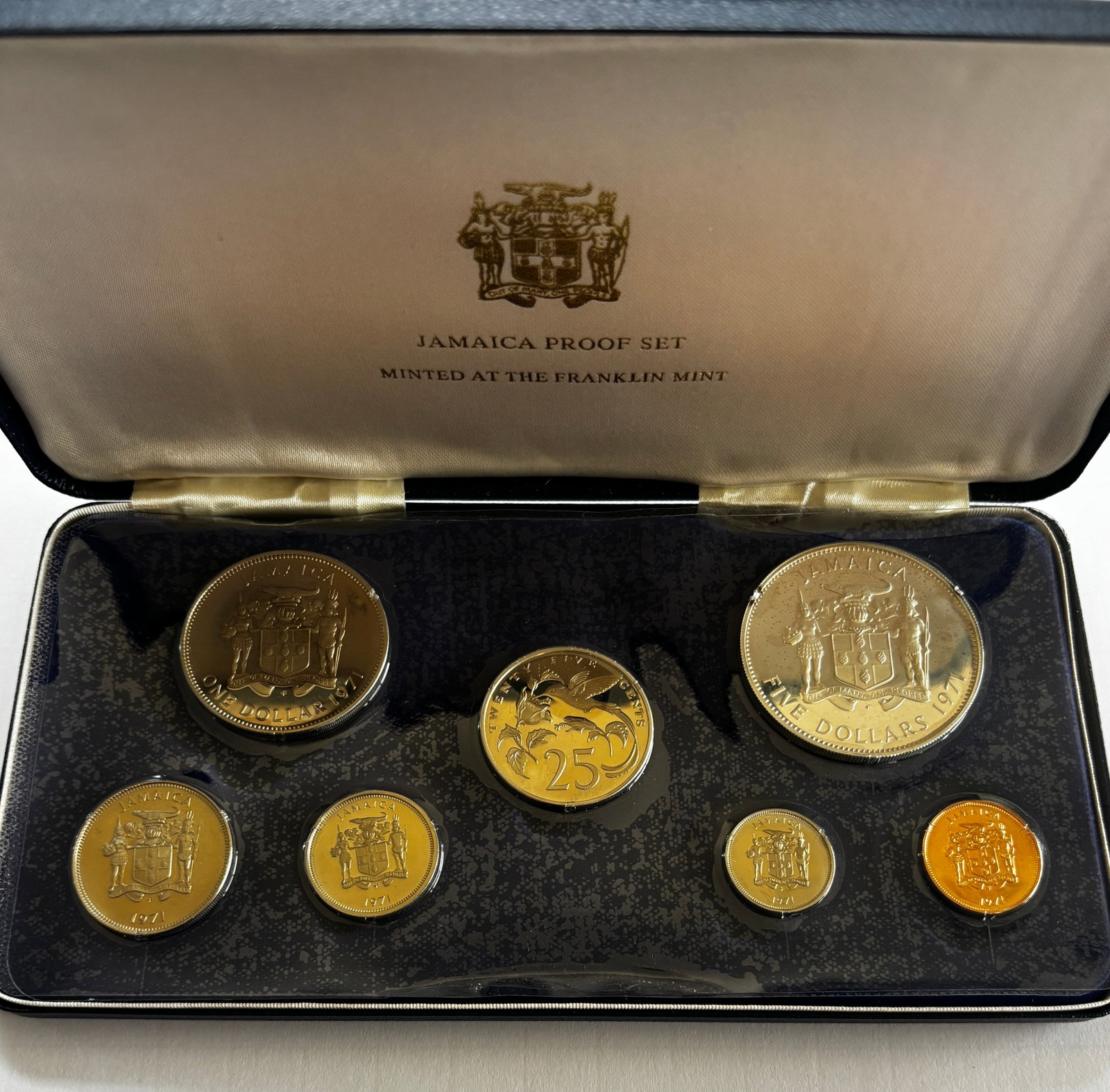 1971 Jamaica Franklin Mint Proof Set (1 of 3)