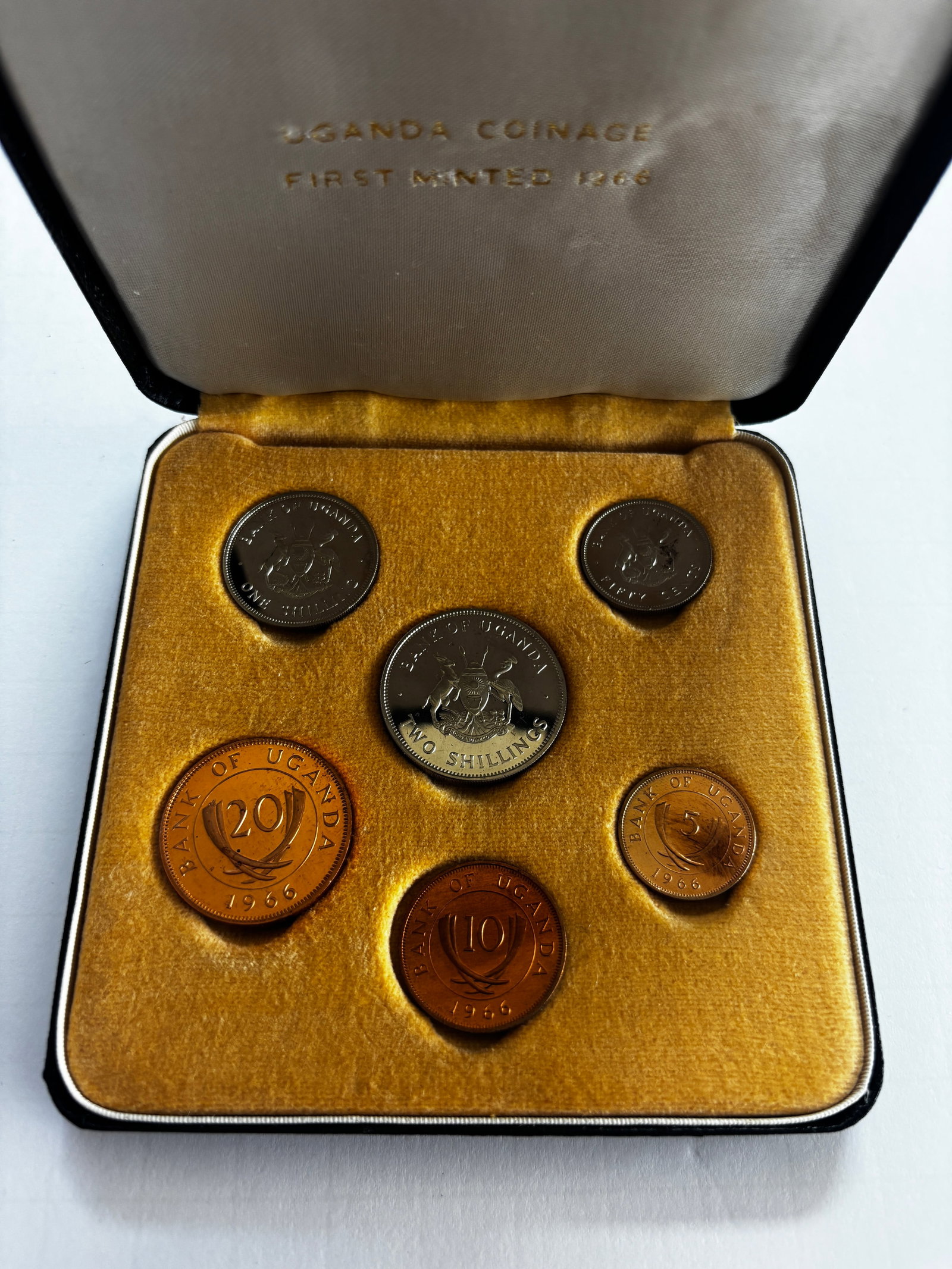 1966 Uganda First Minted Coinage Set (1 of 3)