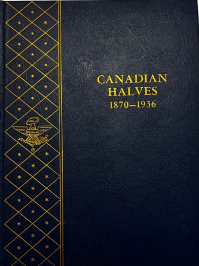 Canadian Half Dollar Whitman Album (1870–1936) (1 of 6)