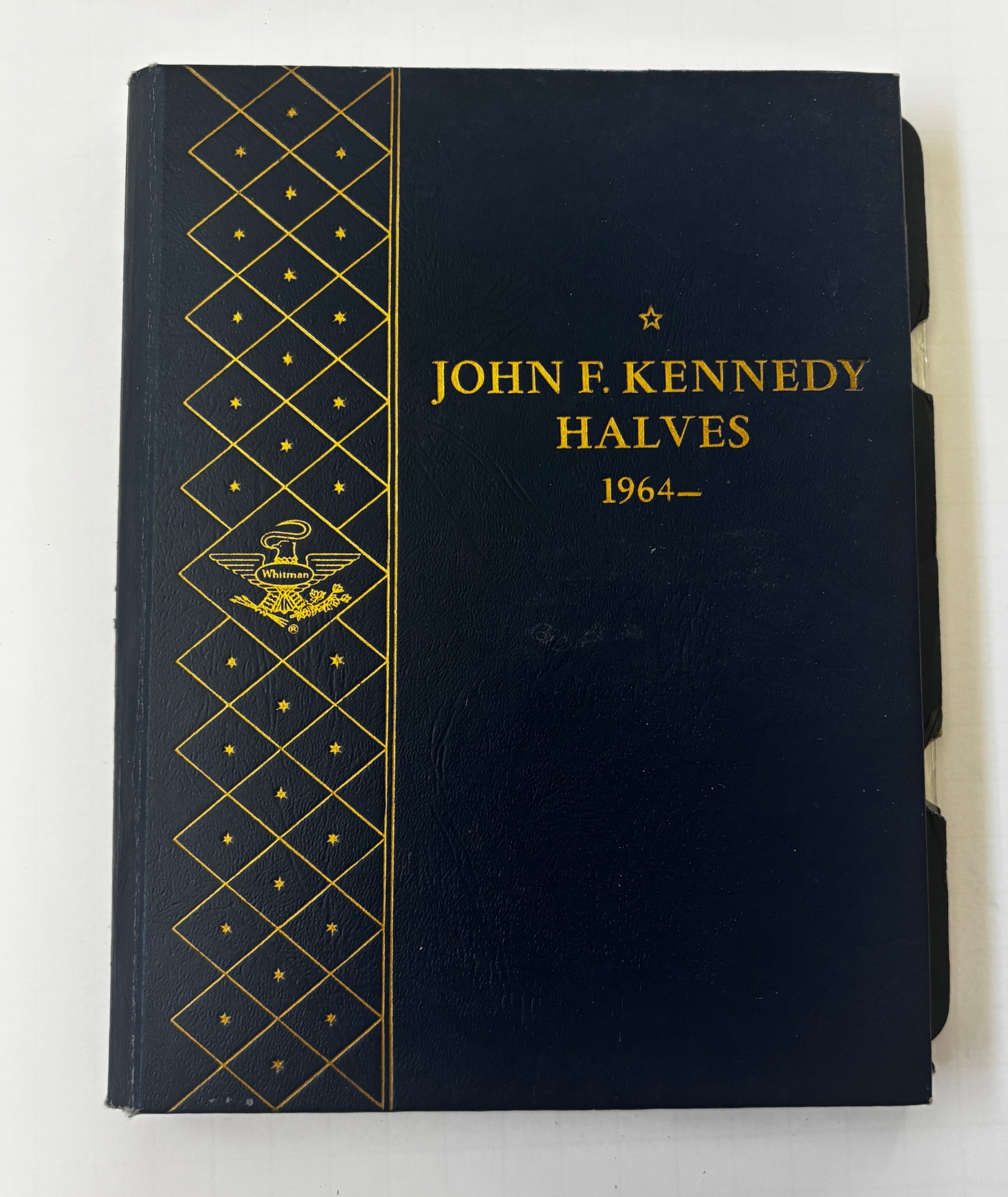Whitman John F. Kennedy Half Dollar Collection Album, 1964–1997, Partially Filled Including: Whitman John F. Kennedy Half Dollar album containing a substantial collection of Kennedy half dollars spanning 1964 through 1997. The album includes the desirable early silver issues, with visible exa