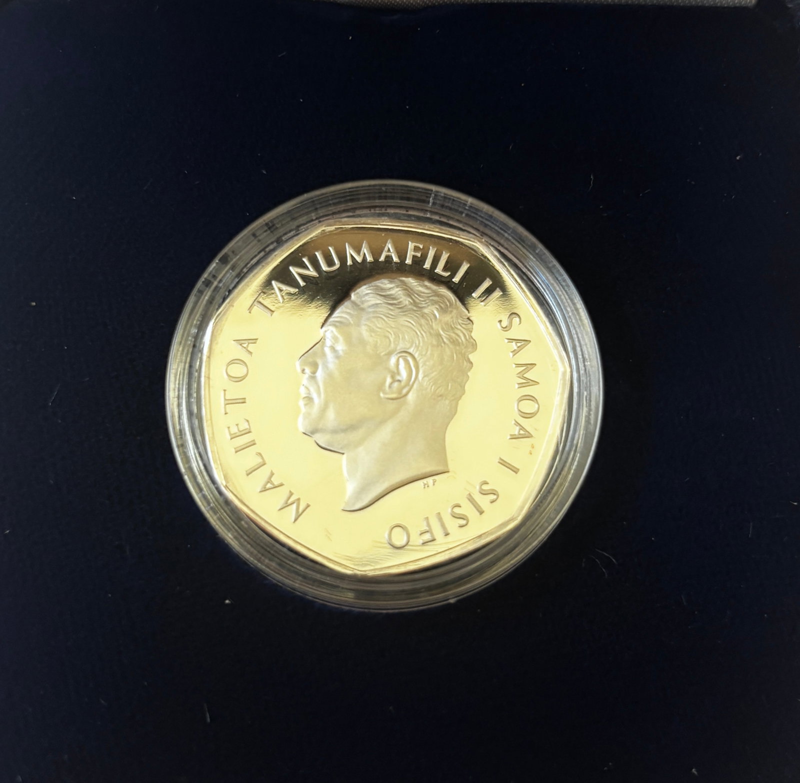 1984 Western Samoa One Tala Piedfort Sterling Silver Proof Coin, Singapore Mint: Western Samoa 1984 One Tala Piedfort Sterling Silver Proof coin struck by the Singapore Mint under authorization of the Government of Western Samoa. Limited mintage of only 3,000 pieces. Housed in ori