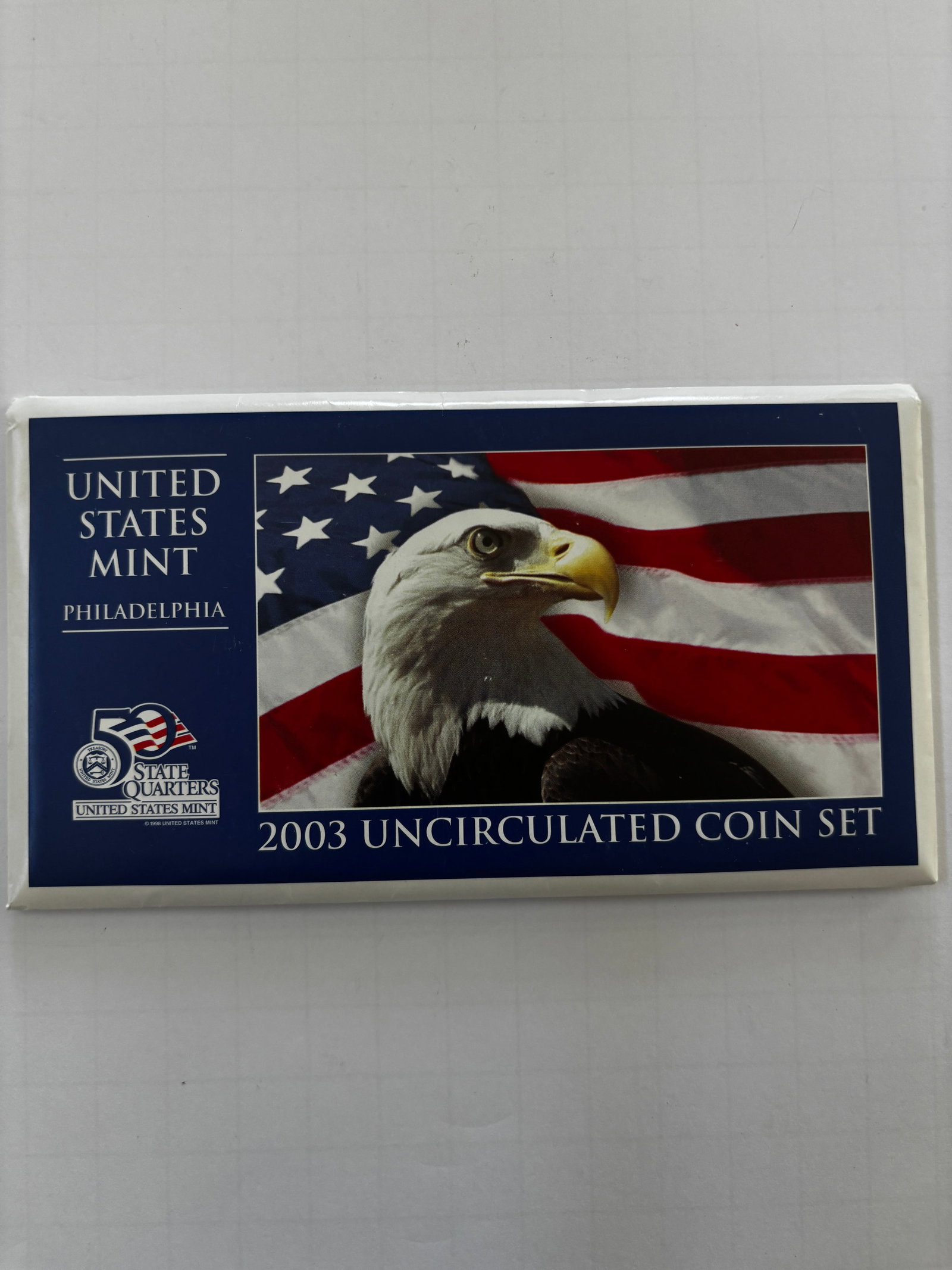 2003 United States Mint Philadelphia Uncirculated Coin Set with Certificate of Authenticity (1 of 4)