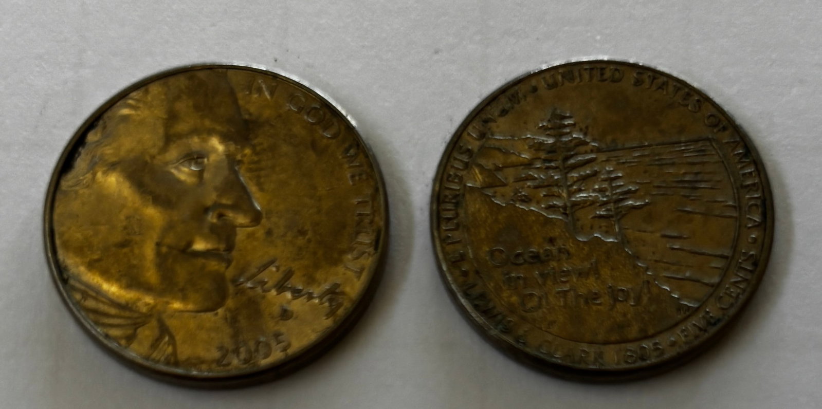 Group of 40 2005-D Oregon State Quarters (1 of 2)