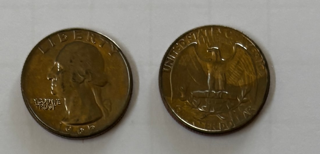 Group of 40 Washington Quarters, Mixed Dates Including Bicentennial Issues (1 of 2)