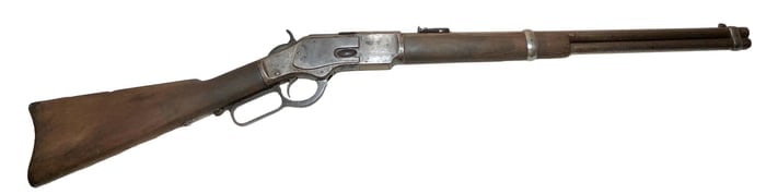 Winchester Model 1873 Lever Action Rifle, Believed .44 Caliber (1 of 11)