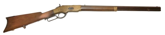 Antique Winchester Model 1866 Lever Action Rifle, Believed .44 Caliber (1 of 13)