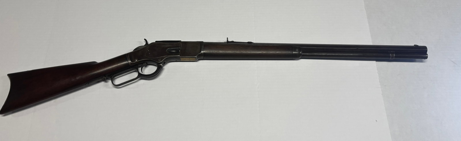Winchester Model 1873 Lever Action Rifle, .45-60 WCF, Octagon Barrel, Serial No. 166737 (1 of 15)