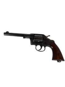Colt D.A. .38 U.S. Army Marked Revolver 1901 Antique Military Issued SN 5503: Colt D.A. .38 U.S. Army Model 1901 Revolver SN 5503, approx. 9 in overall, 4.5–5 in barrel, original finish with service wear, lanyard ring present, antique military issue