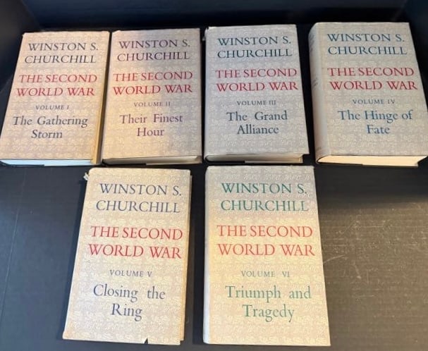 Winston Churchill The Second World War 6 volume set books (1 of 10)