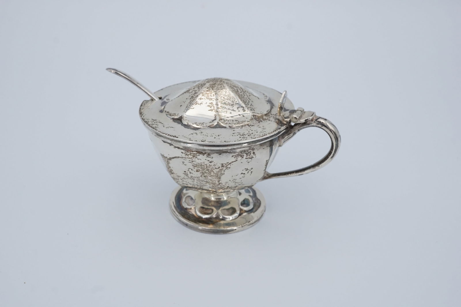 Vintage Sterling Silver Mustard Pot by E. Viners Sheffield (1 of 3)