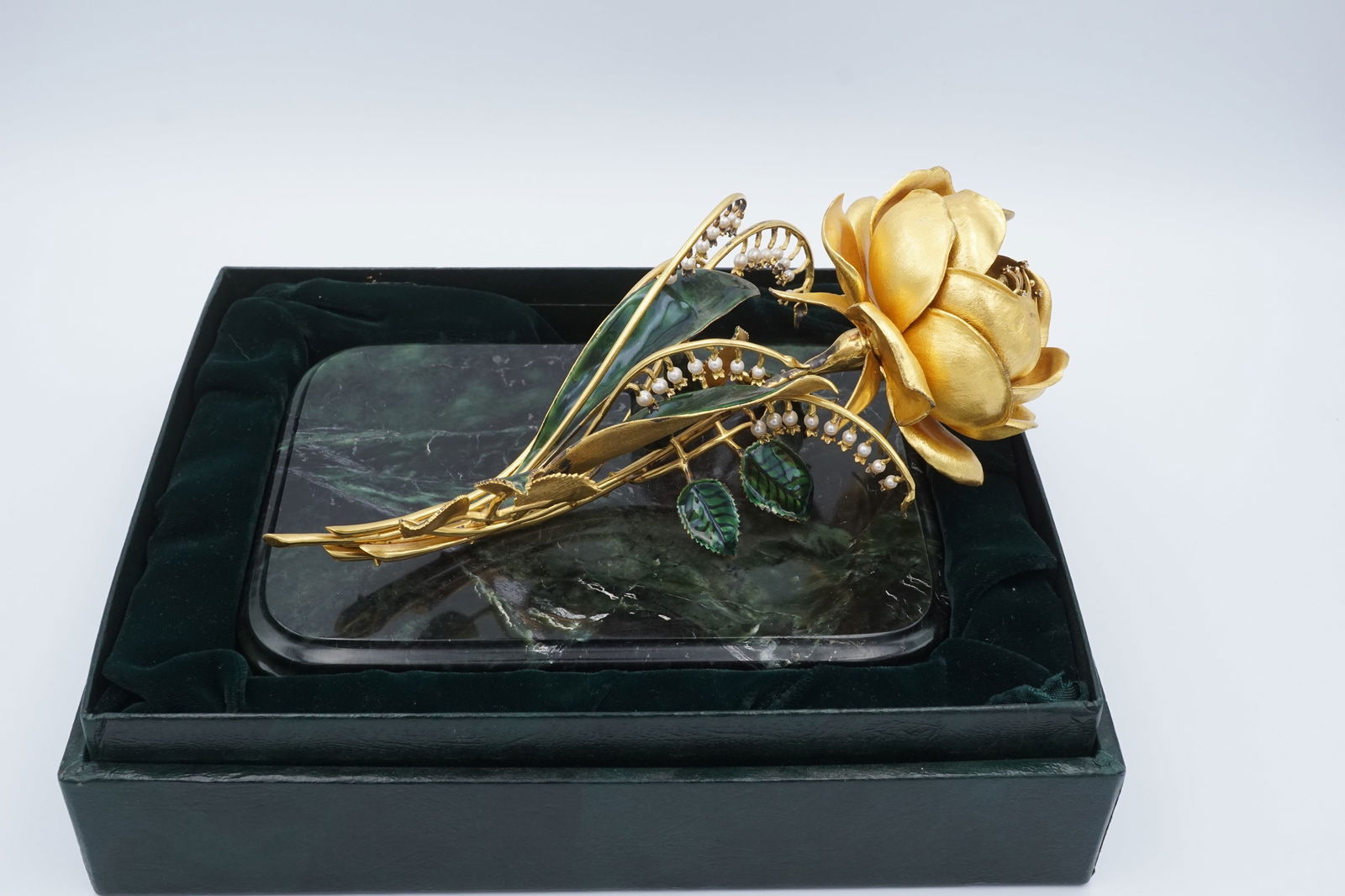 Igor Carl Faberge, The Princess Grace Royal Anniversary Rose 149/750 (1 of 3)