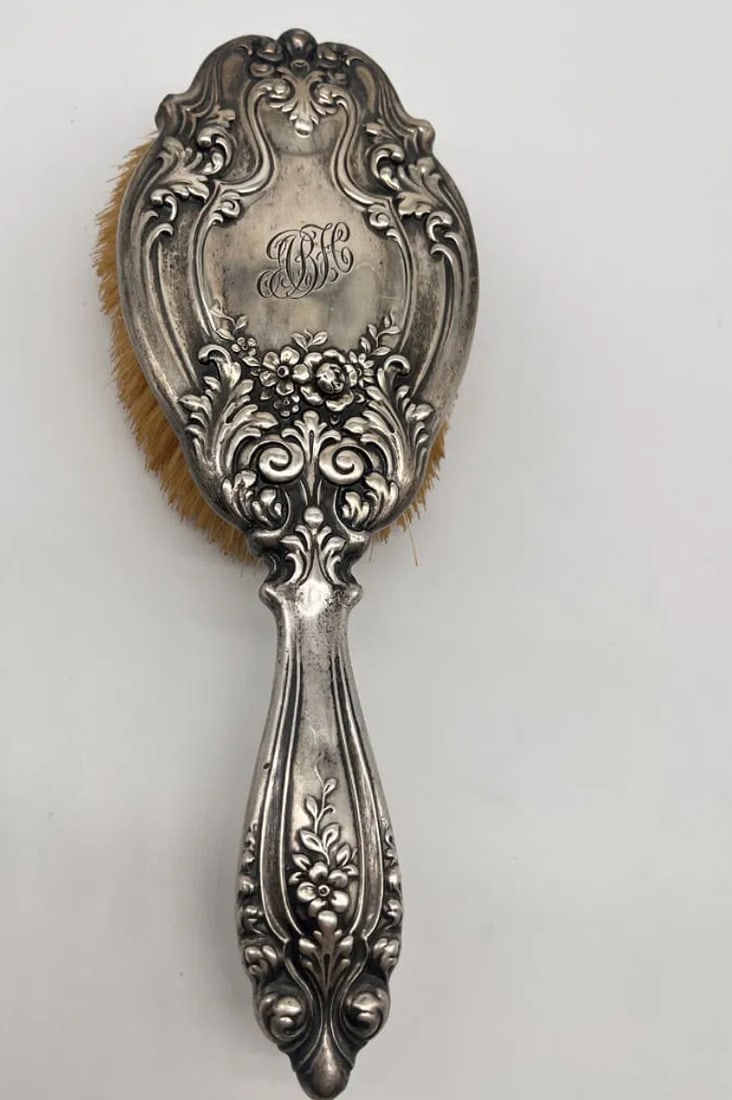 Tiffany & Co Sterling Silver Late 19th Century Hairbrush (1 of 3)