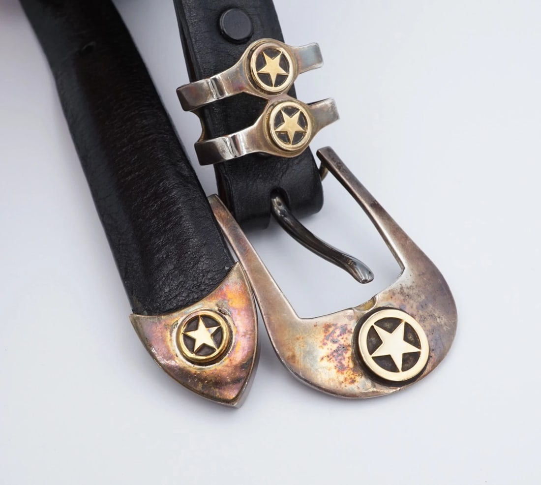 James Reid Sterling Silver 14k Texas Star Rewards 4pc Range Buckle JR Ltd M2094 (1 of 7)