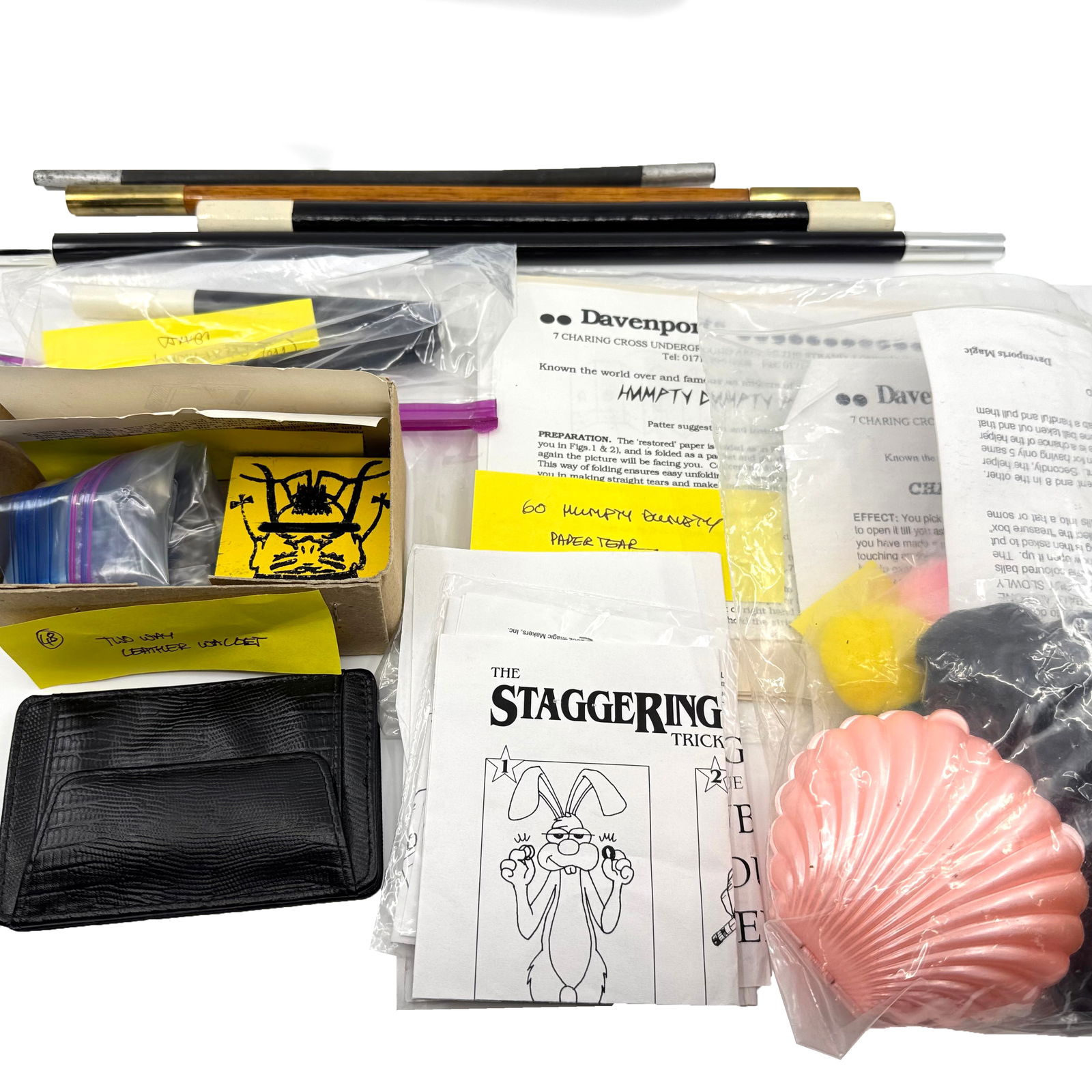 A Collection of Magic Tricks & Wands incl. Bandsnatcher & Coin Box (1 of 1)
