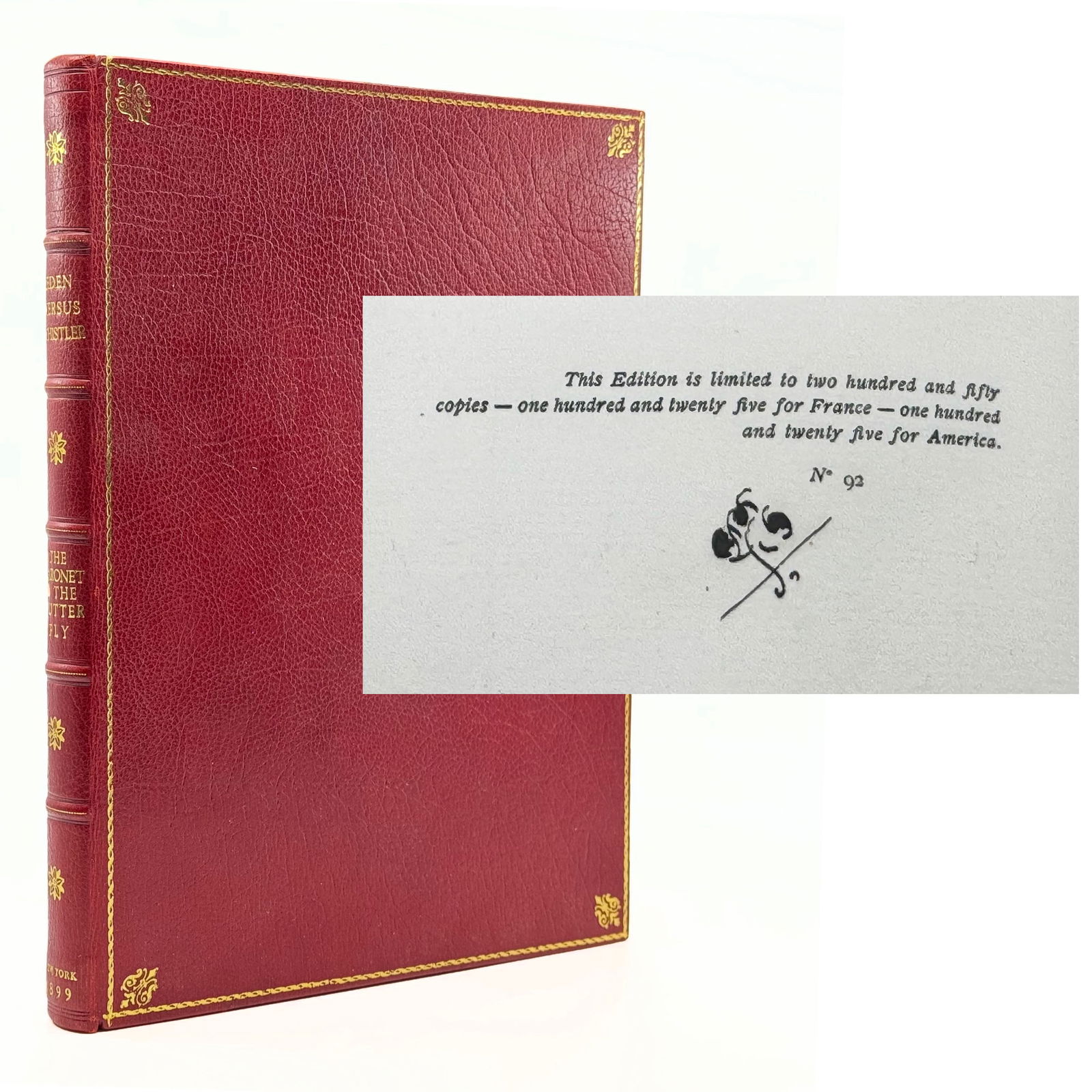 Whistler: Eden Versus Whistler, 1899 Signed Ltd Ed. #92/125 (1 of 7)