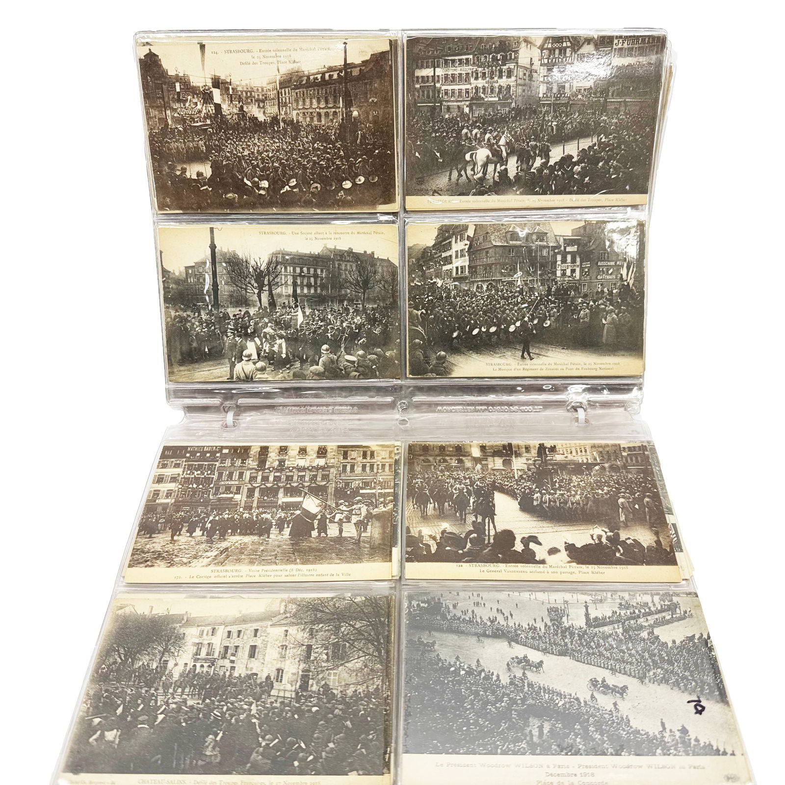 WWI Collection of 140 Postcards, Woodrow Wilson, Pershing, RPPC (1 of 5)