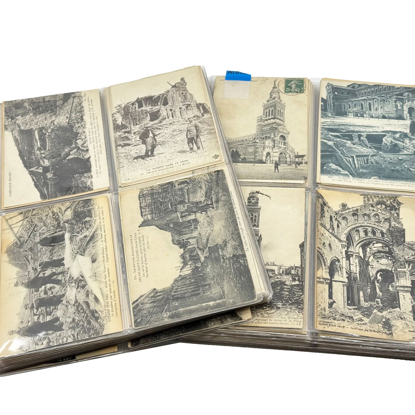 Large Collection of (220) WWI Destruction & Battle Postcards (1 of 6)