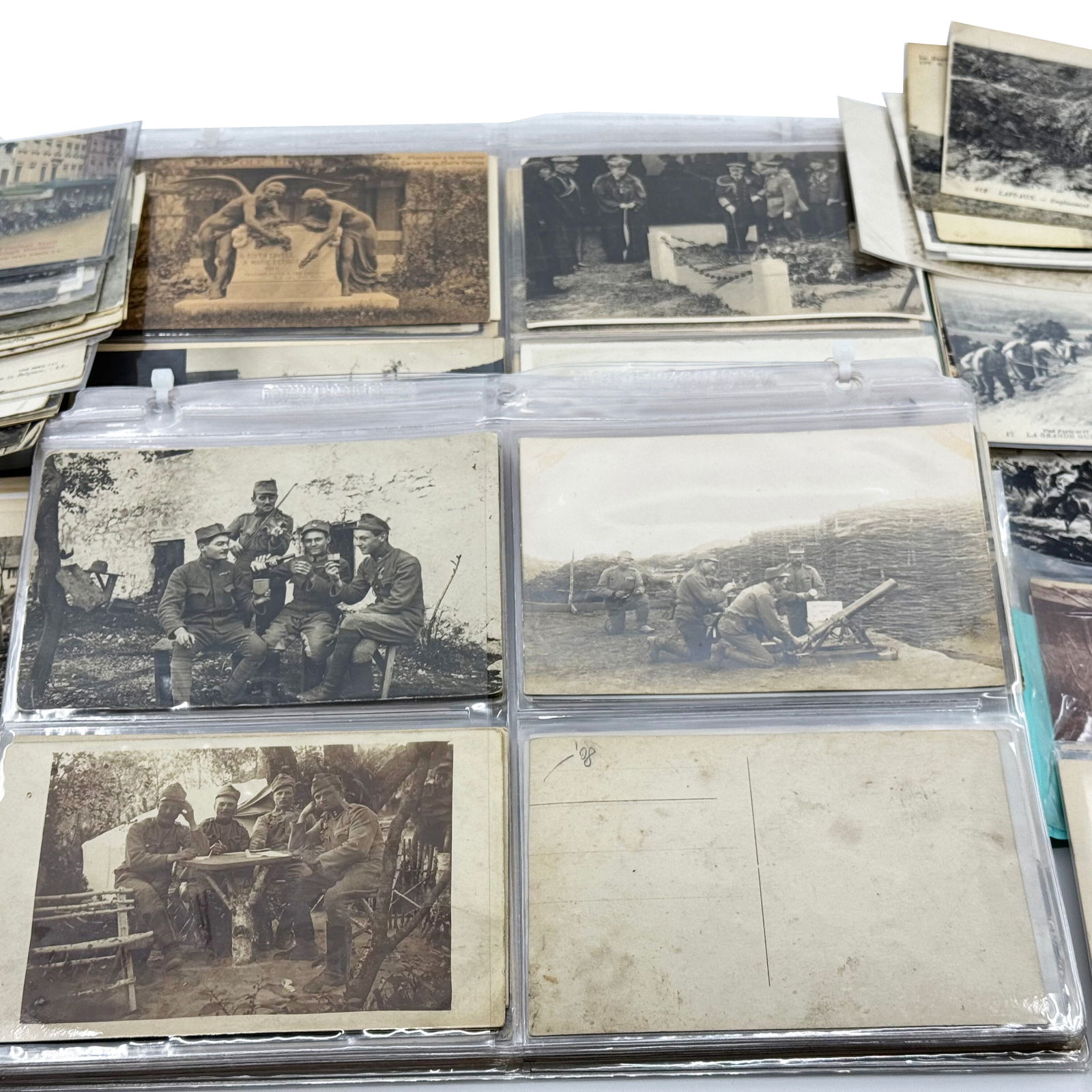 WWI Collection of 250 RPPCs & Postcards: Military, Russia, Memorials & More (1 of 13)
