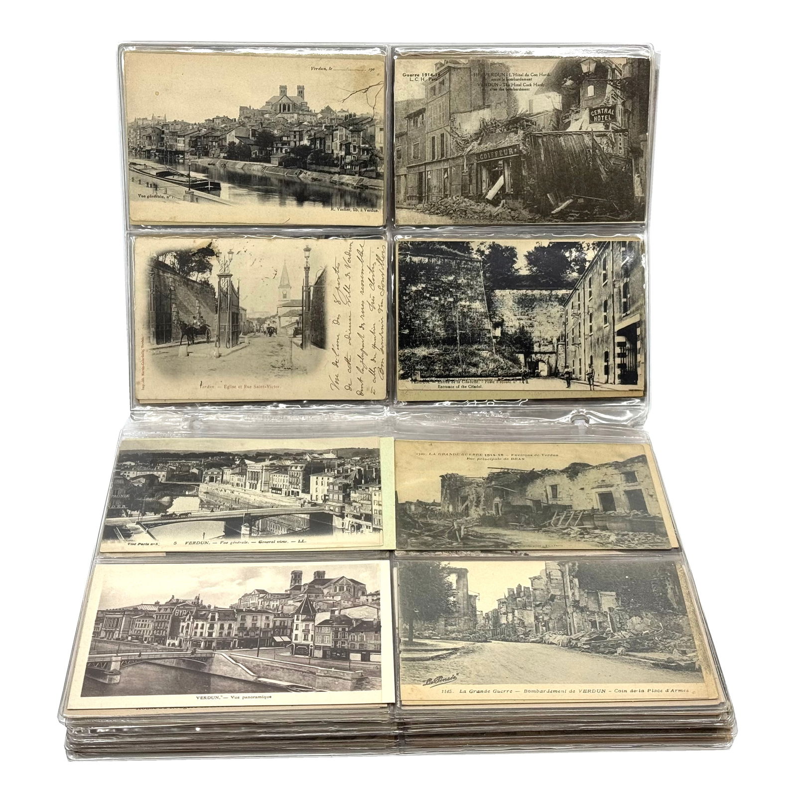 Collection of 140 WWI Verdun French Postcards, Mixed Used/Unused (1 of 6)
