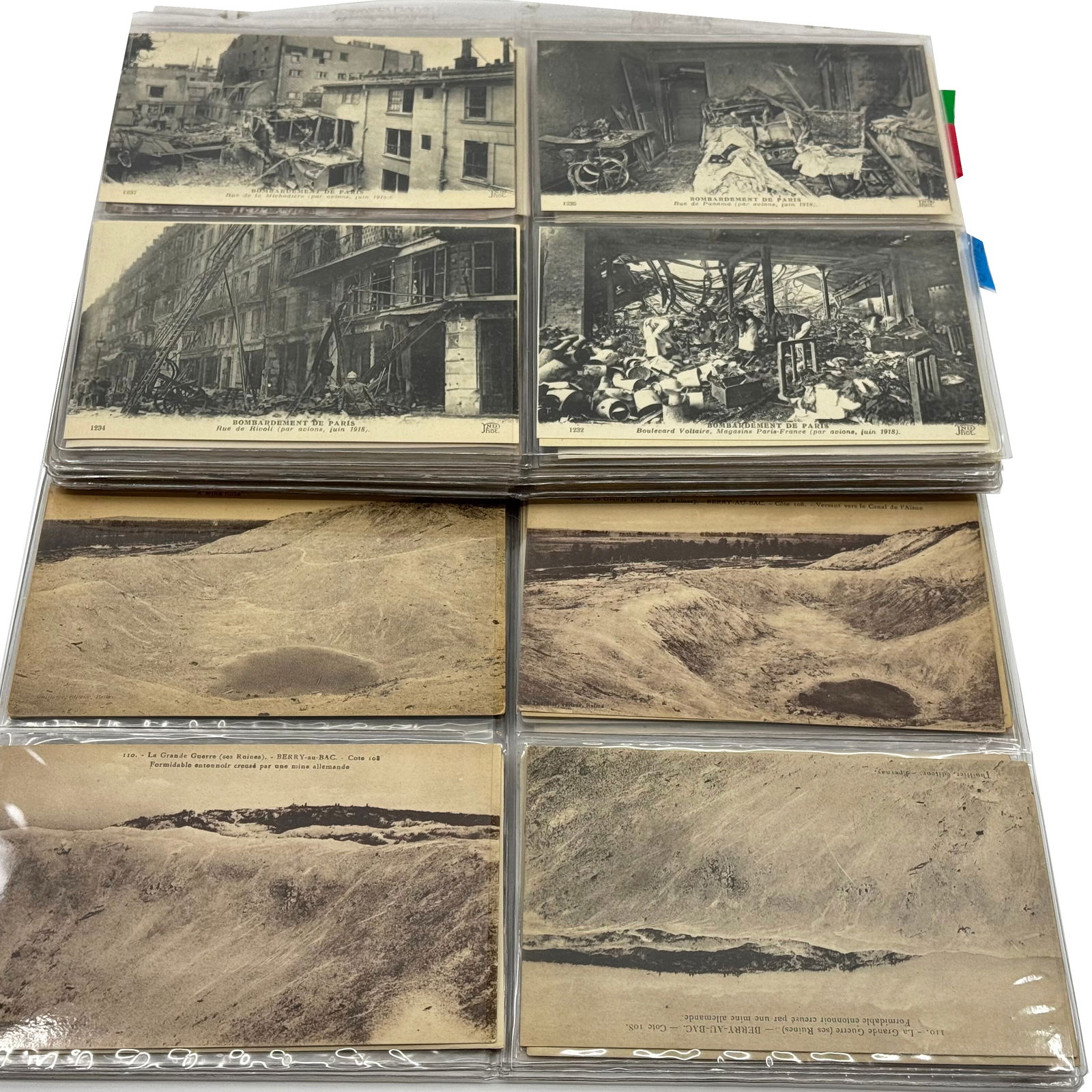 Large Collection of (150) WWI Postcards w/ Battle & Destruction Scenes (1 of 8)