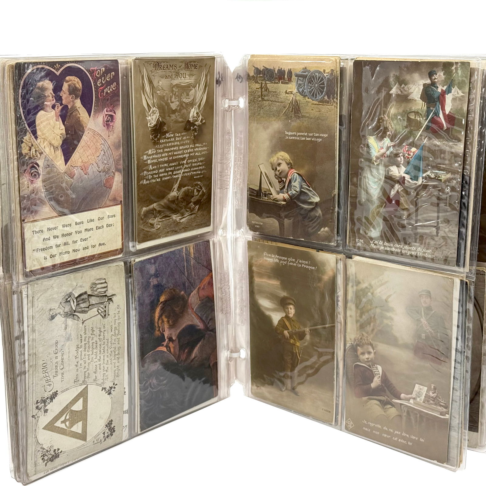 Collection of 160 WWI Postcards Incl. Propaganda & Rare Cards (1 of 13)